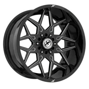 XF Off-Road – XF-238 – Black – 20″x10″ -12mm – Summer Wheels – XF-238201051271397-12GBML